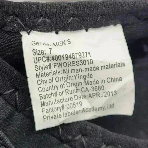 Brand New O'Rageous  Water Park Men's Shoes Slip on Size 7 Black Grey Yellow - Picture 4 of 10